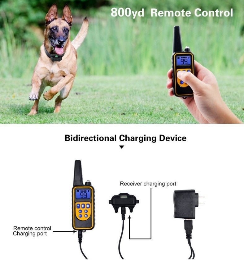 Waterproof Dog Training Collar with Vibration Sound