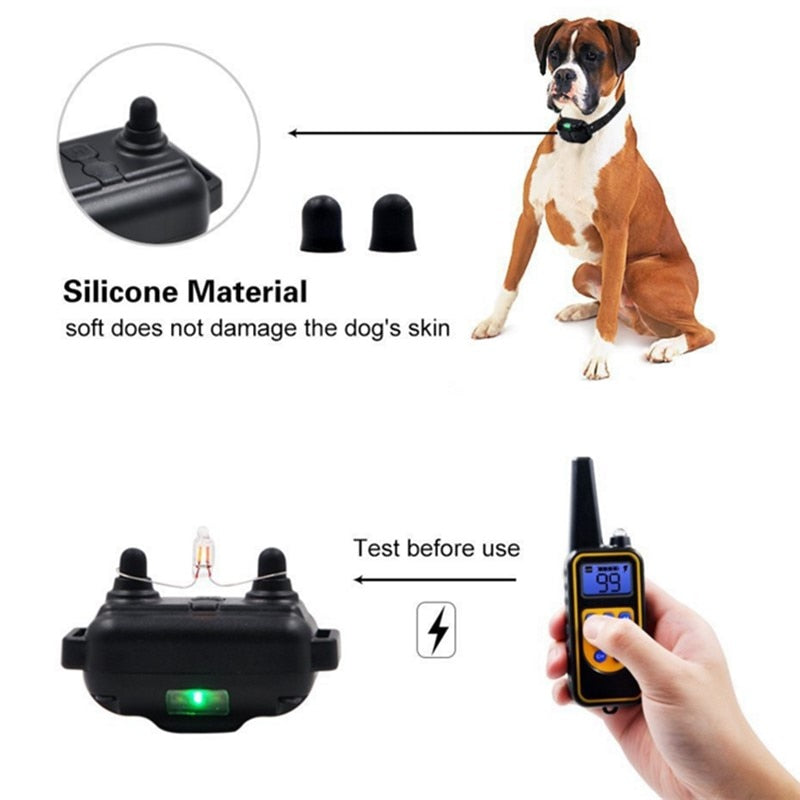 Waterproof Dog Training Collar with Vibration Sound